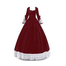 Guaiyumo Womens 18th Century Rococo Dress Gothic Victorian Marie Antoinette Costume Velvet Lolita Dress