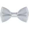 Bskifnn Kids Bow Tie Classic Solid Color Satin Bow Tie