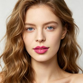 Oulac Make-Up Lipstick, Juicer, Shiny Lip Tint, Smooth and Hydrated Lips, Vegan, Tinted Lip Balm, 2.2 g, Mauve Pink (07)
