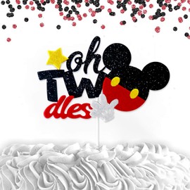 Decoración para tartas y cupcakes de Mickey