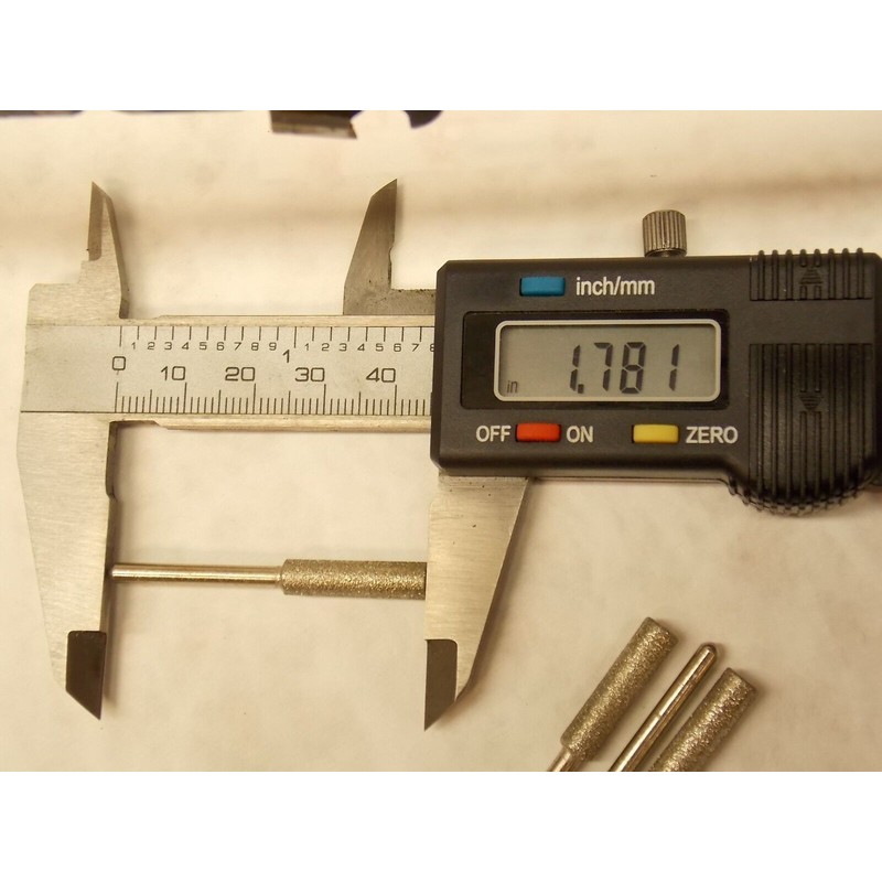 Custom MFG 13/64" Chainsaw Sharpener Bits, (Pack of 4) Rotary