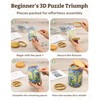 PieceRelax 3D Puzzle Jar 128 Plastic Pieces for Adults -