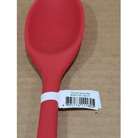 Mainstays 11" Heat Resistant Silicone Red Cooking Spoon Mainstays heat resist 400°