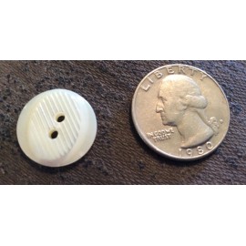 BUTTONS ETC #MOP16101/28 MOTHER OF PEARL DIAGONAL OVAL --2 HOLE--11/16"- 4 PCS