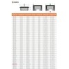 EMFA Lamellar Plugs for Rectangular Pipes 120 x 60 mm