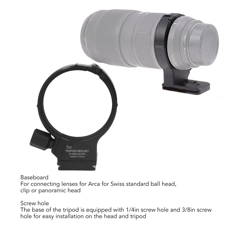 Lens Tripod Mount Ring Tipod Ball Head Lens Collar Holder