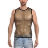 Gary Majdell Sport Men's See Through Spandex Fish Net Fitted