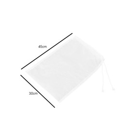 4 Pieces Nut Milk Bags Nylon Food Strainer Bags 200 Micron Milk Filter Bag Nylon Straining Bag Fine Mesh Nut Milk Bag Fine Mesh Filter Bag Coffee Filter Bag Tea Filter Bag(White, 12x18 inch)