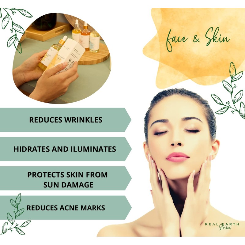 Real Earth Stories Argan Oil and Naturally Cold Pressed for