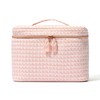 Francfranc Franc Tweed Vanity Pouch, Pink