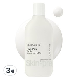 Dermatory Hyaluronic Barrier Skin Prep Lotion B5, 3 units, 200ml / 더마토리 히알루론 베리어 스킨 프렙 로션 B5, 3개, 200ml