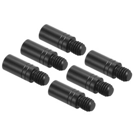PATIKIL 2.5g Copper Dart Weight Accents Set of 6 12mm Length 2BA Threads Dart Weight Adjuster Dart Accessories Black
