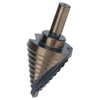 Spiral Step Drill Bit 10 Size Dark Yellow High Speed