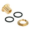 VARIOSAN Water Barrel Feed-through, 3 Pieces, Brass, incl. seal.
