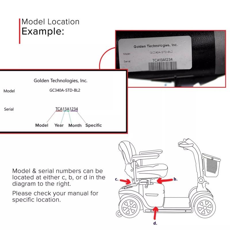 Golden Technologies Key for Golden Buzzaround, Companion (1st Gen), and