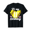 11th Softball Birthday Party 11 Year Old Softball Player T-Shirt