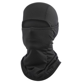 AILONSHAWN Black Thin Fleece Lined Ski Mask for Men Women Winter Balaclava Face Mask Warm Shiesty Mask Head Mask Cold Weather Motorcycle Helmet
