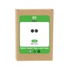 sourcing map 50Pcs M3 x 0.5 Nylon Insert Hex Lock