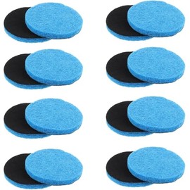 12pcs Microfibre Pads Power Scrubber Pads Set Electric Scrubber Replacement Scouring Pads fit for Dremel Versa Scouring Pads,Blue