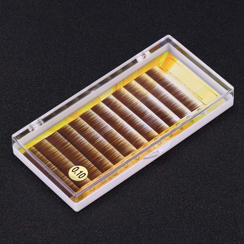 False Eyebrow Dark Brown Eyelash Extension Artificial Eyebrow For Makeup