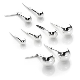 Sterling Silver 5mm Andralok Ball Stud Earrings/Studs