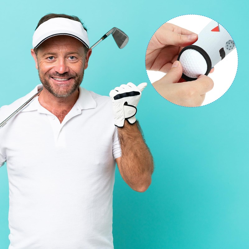 PATIKIL Golf Ball Carrying Bag 4pcs Golf Tee Holder Pouch