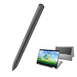 Slim Recharge Pen for Dell Active Pen PN7522W Stylus Compatible with Dell 2 in 1 Laptop for Latitude 3340 5310 7210 Serise, Inspiron 7420 7425, XPS Stylus Pen (Black