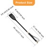 Coldairsoap 18 inches Black Crop for Horse, Faux Leather Horse