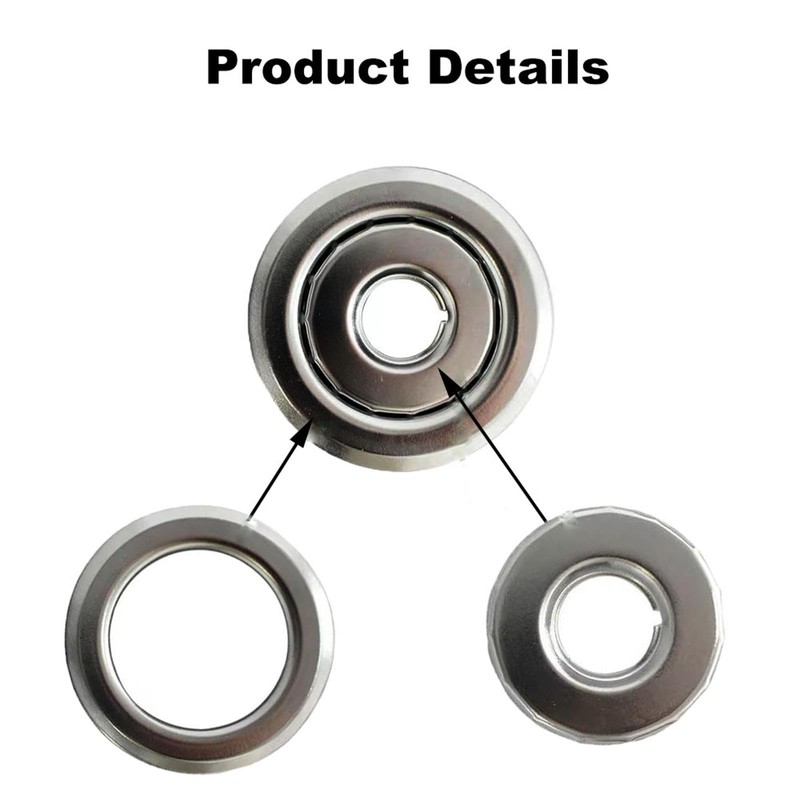 1Pcs Fire Sprinkler Cover Adjustable Escutcheon Ring Semi-Recessed Decorative Plate