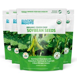 Back to the Roots 100% Organic Soybean Cover Crop Seeds, Covers ~1000 sq. ft.