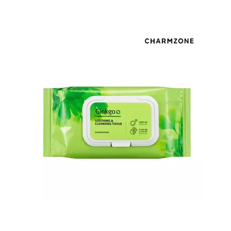 Chamzone 참존 징코 수딩 앤 클렌징 티슈 70매 1개 Dr.