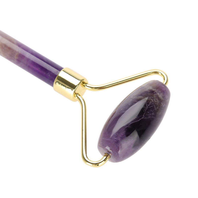 Natural Jade Roller Massage Amethyst Facial Massage Anti Wrinkle Anti