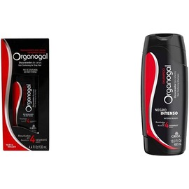 Organogal Tratamiento, color Negro Intenso, 130 ml + Shampoo Grisi negro intenso 400 ml