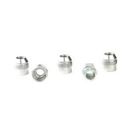 GM Accessories 12498075 M14x1.5x28.6 Steel Locking Lug Nuts with External Threads and Key (Pack of 4)