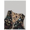SweatyRocks Women's Floral Print V Neck Vest Tie Front Sleeveless