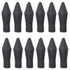 ANCLLO 12 Pcs Soft Rubber Arrowhead Tip Archery Practice Arrowhead