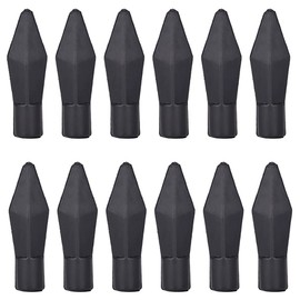 ANCLLO 12 Pcs Soft Rubber Arrowhead Tip Archery Practice Arrowhead