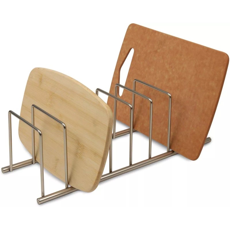 Escanver Organizador Cocina Sartenes Tablas Bandejas Alacena Plata