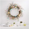 Glitzhome 22" D Easter Eggs Wreath Spring Eggs & Berries
