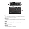 HUIOP Passive Monitor Controller,Passive Monitor Controller with XLR 3.5mm Inputs
