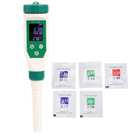 aqxreight Digital PH Meter, Intelligent Bluetooth PH Meter, Digital PH Tester, Dough Alkaline Tester, Soil Matrix Acid Meter for Baby Food Supplements, Cheese, Cosmetics