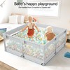 Baby Playpen, 47x47 in Small Play Pen,Toddler Playpen for Apartment,Play
