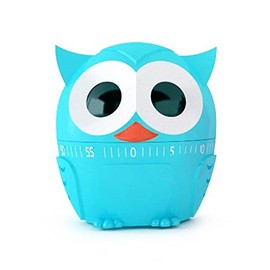 Kikkerland Owl Kitchen Timer (Assorted Colours)