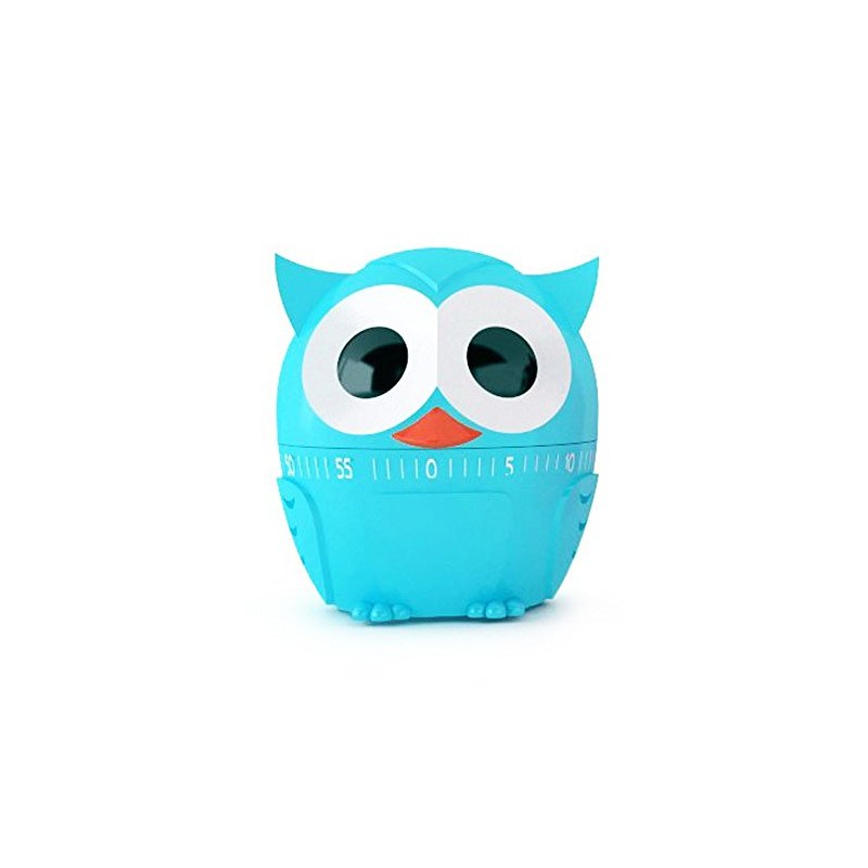 Kikkerland Owl Kitchen Timer (Assorted Colours)
