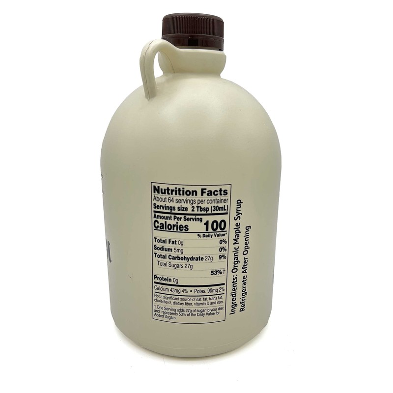 Sapsquatch Organic Maple Syrup - Half Gallon - Grade-A Amber