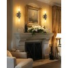Rayogale Rechargeable Battery Wall Sconce Set of Two, 8000mAh Cordless,