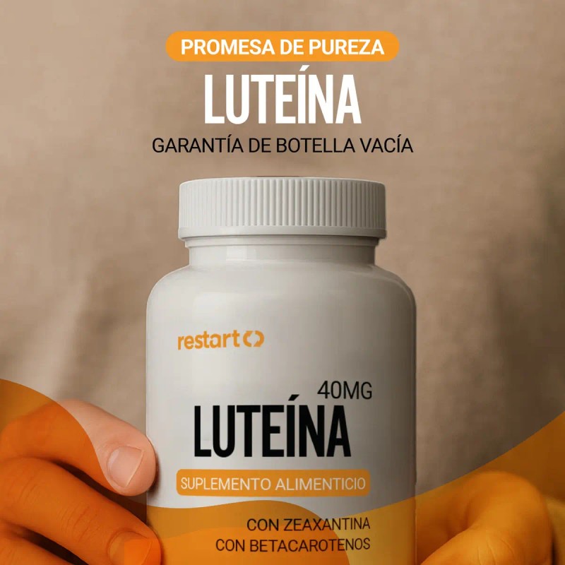 Restart Luteína 40mg Zeaxantina Complejo Carotenoides Máxima Concentración Betacaroteno Zinc