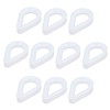 10pk White Nylon Rope Splice Thimble 10mm Rope Spliced Boat