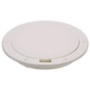 Seachoice White Pry-Up Deck Plate, Watertight, Up to 10-5/8 in.