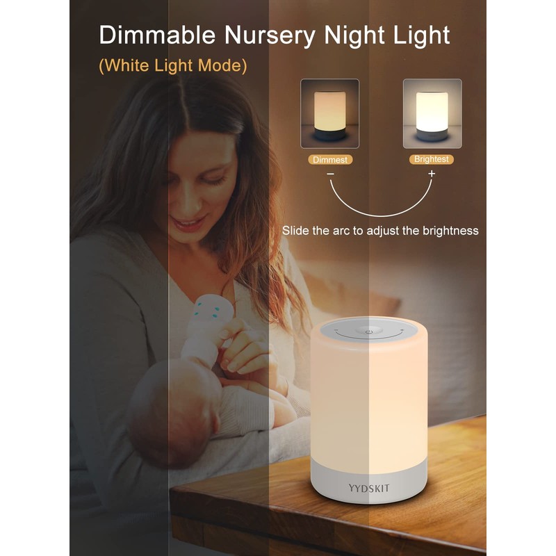 YYDSKIT Baby Night Light, Nursery Night Lamp for Breastfeeding, Portable